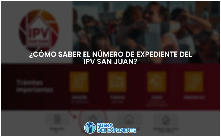 Encuentra el número de expediente del IPV San Juan fácilmente