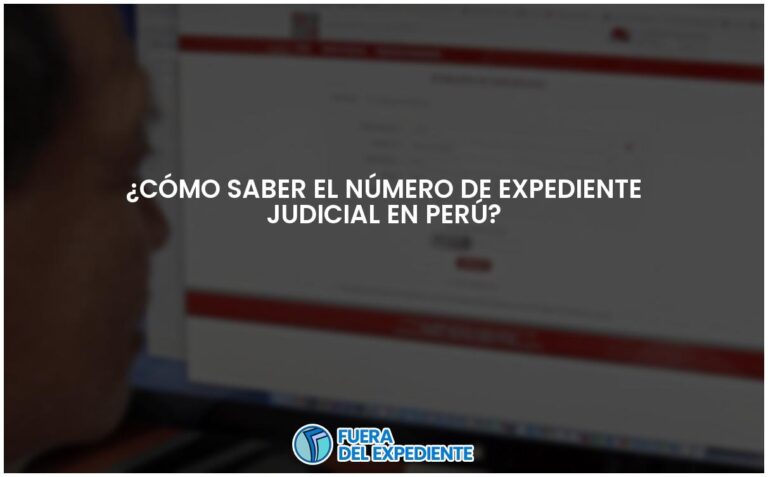 Número de expediente judicial en Perú: Guía rápida y sencilla.