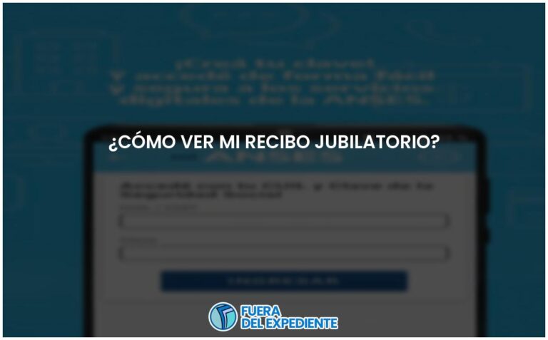 La forma más sencilla de consultar tu recibo jubilatorio