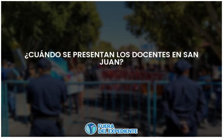 Horarios de los docentes en San Juan